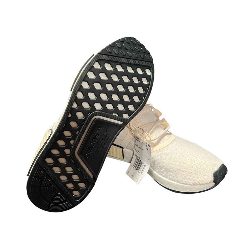 Adidas Beige and Yellow Athletic Shoes - Picture 2 of 3